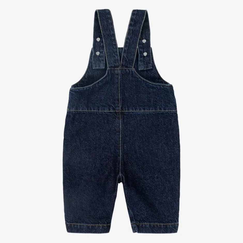 Bobo Choses Blue Denim Colourblock Dungarees Outlet