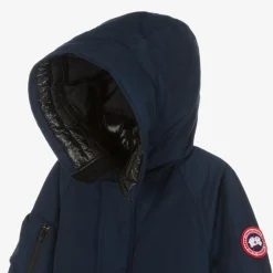 Canada Goose Blue Down Padded Chilliwack Bomber Jacket Discount