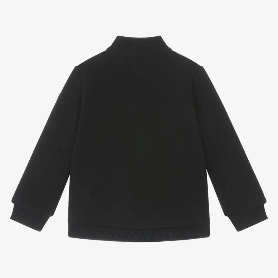 Moncler Enfant Blue Down Padded Cotton Baby Zip-Up Top Clearance