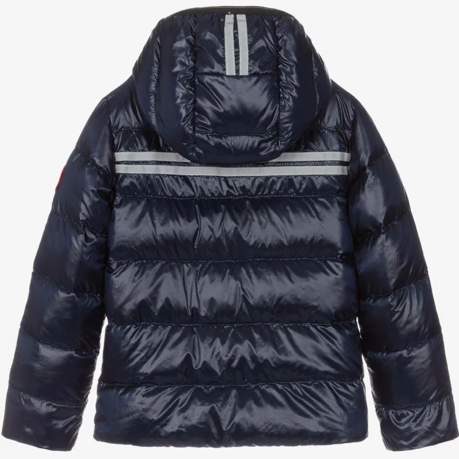 Canada Goose Blue Down Padded Crofton Jacket