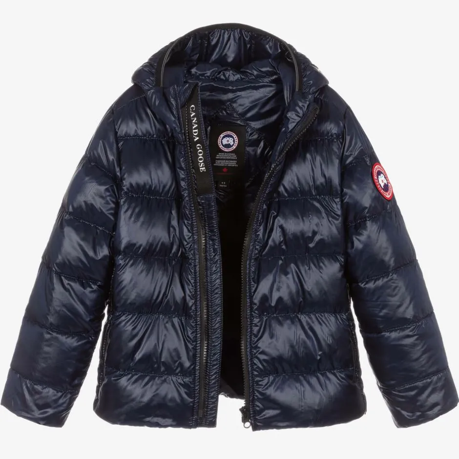 Canada Goose Blue Down Padded Crofton Jacket