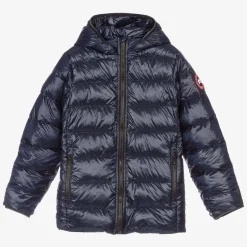 Canada Goose Blue Down Padded Crofton Jacket Best