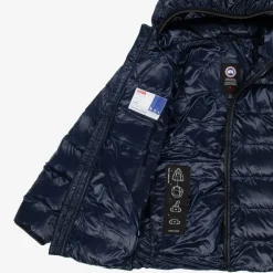 Canada Goose Blue Down Padded Crofton Jacket Best