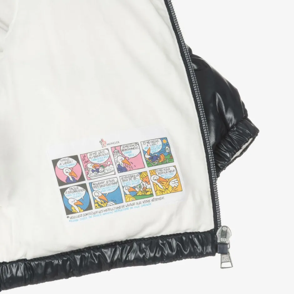 Moncler Enfant Blue Down-Filled 2 Piece Snowsuit Outlet