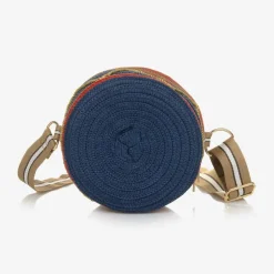 Meri Meri Blue Drum Shaped Bag (19cm) Outlet