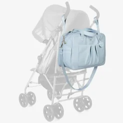 Mayoral Blue Faux Leather Changing Bag (40cm) New