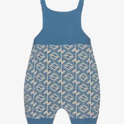 Gucci Blue G Wool Knit Dungaree Shorts Best