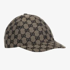 Gucci Blue GG Logo Canvas Cap Hot