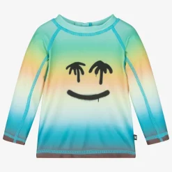 Molo Blue Happy Palm Sun Protective Top (UPF50+) Best