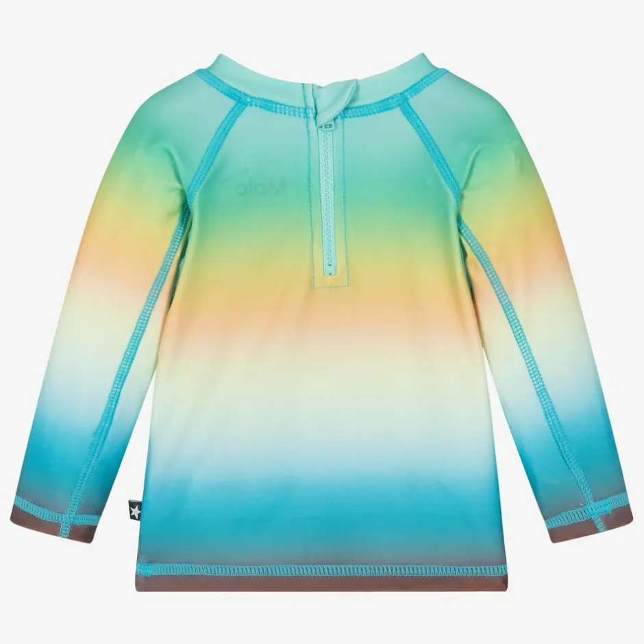 Molo Blue Happy Palm Sun Protective Top (UPF50+) Best