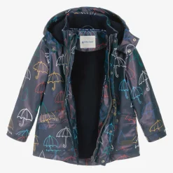 Mitty James Blue Hooded Waterproof Umbrella Raincoat Sale