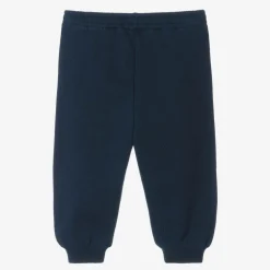 Gucci Blue Interlocking G Cotton Baby Joggers