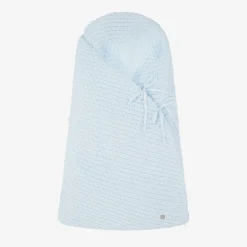 Minutus Blue Knit Cotton Baby Nest (75cm) Best