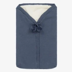 Mebi Blue Knitted Baby Nest (63cm) Outlet