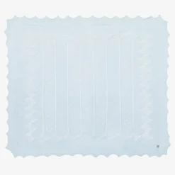 Minutus Blue Knitted Baby Shawl (105cm) Discount