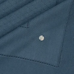 Artesanía Granlei Blue Knitted Blanket (108cm)