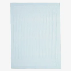 Emile et Rose Blue Knitted Cotton Blanket (96cm)