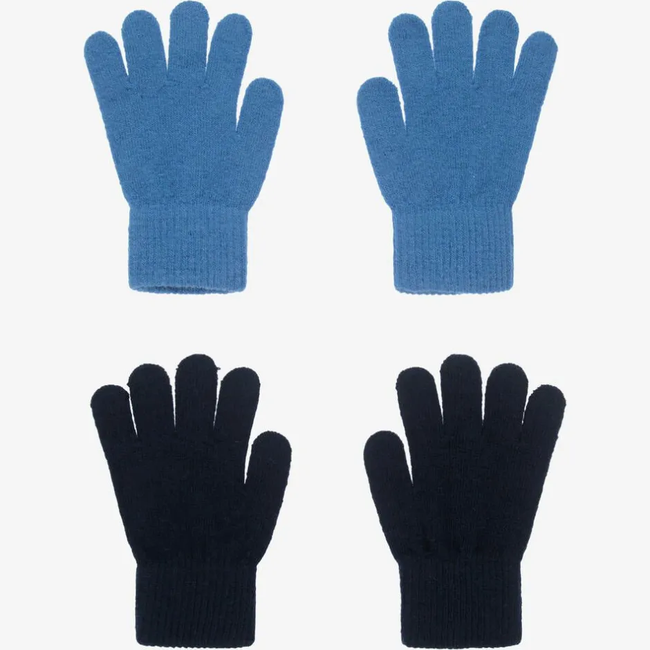 CeLaVi Blue Knitted Gloves (2 Pack) Hot