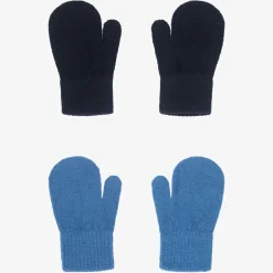 CeLaVi Blue Knitted Mittens (2 Pack) Discount