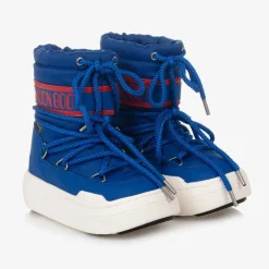Moon Boot Blue Lace-Up Boots Clearance