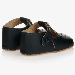 Early Days Blue Leather Pre-Walker Shoes New