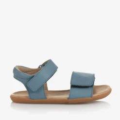 Tip Toey Joey Blue Leather Sandals Online