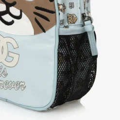 Dolce amp; Gabbana Blue Leopard DG Mini Backpack (22cm) Online