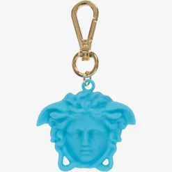 Versace Blue Medusa Keyring (12cm) Online