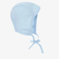 Joha Blue Merino Wool Bonnet Hot