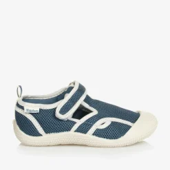 Playshoes Blue Mesh Aqua Shoes Discount