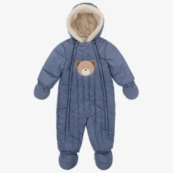 Mayoral Blue Padded Baby Snowsuit Outlet