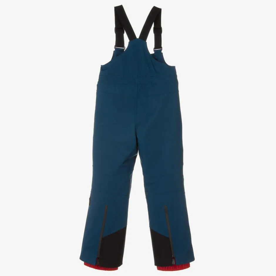 Moncler Enfant Blue Padded Ski Salopettes Sale