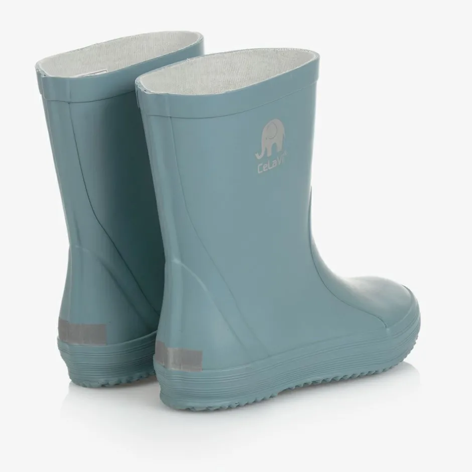 CeLaVi Blue Rubber Rain Boots Online
