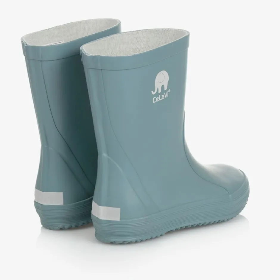 CeLaVi Blue Rubber Rain Boots Online