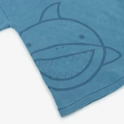Roarsome Blue Shark Organic Cotton T-Shirt New