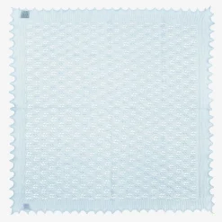 G.H.Hurt amp; Son Blue Shawl & Bib Baby Gift Set Outlet