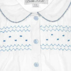 Beau KiD Blue Smocked Baby Shorts Set Clearance