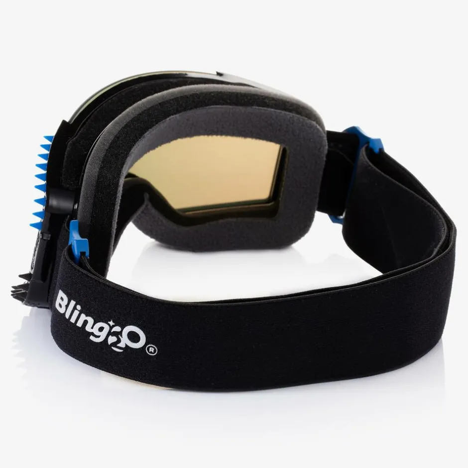 Bling2o Blue Spike Ski Goggles Hot