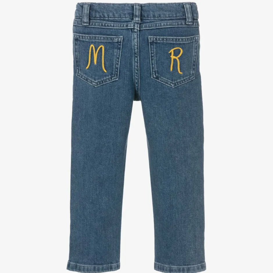 Mini Rodini Blue Straight Denim Jeans Best
