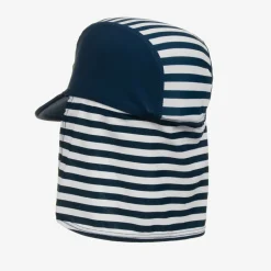 Playshoes Blue Striped Swim Hat (UPF 50+) Online