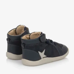 Old Soles Blue Suede Leather High-Top Trainers Clearance