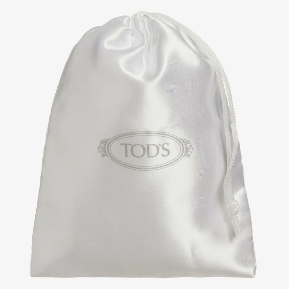 Tods Blue Suede Leather Pre-Walker Moccasins Best