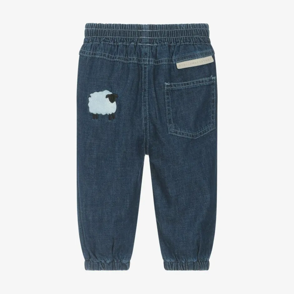 Stella McCartney Kids Blue Sunshine Chambray Jeans New