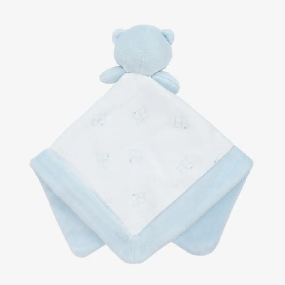 Emile et Rose Blue Teddy Bear Cotton Doudou (30cm) Best
