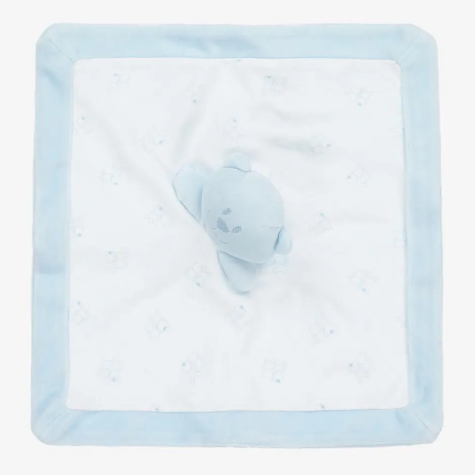 Emile et Rose Blue Teddy Bear Cotton Doudou (30cm) Best