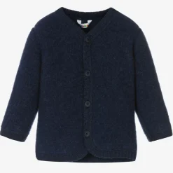 Joha Blue Thermal Wool Cardigan Sale