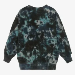 Molo Blue Tie-Dye Organic Cotton Sweatshirt Discount