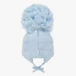 Sätila of Sweden Blue Tuva Giant Pom-Pom Hat