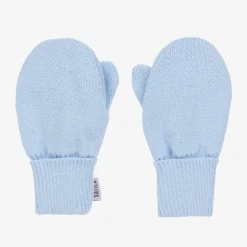 Sätila of Sweden Blue Twiddle Knitted Baby Mittens Best
