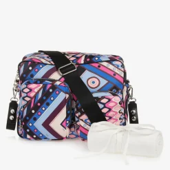 PUCCI Blue Vivara Print Changing Bag (38cm) Hot